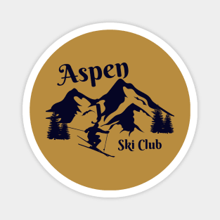 Aspen Ski Club - Skiing - Winter Magnet